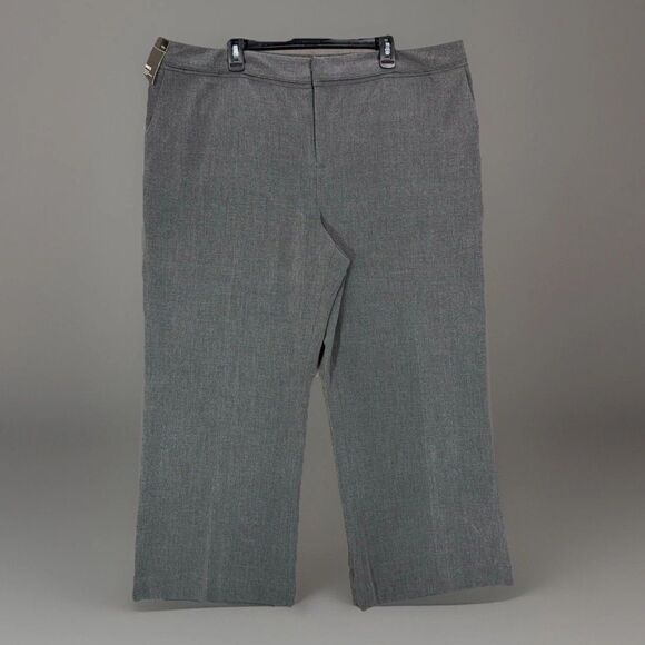 Mossimo Supply Co. Pants - Mossimo Women's 24W Short Dress Pants Gray Career Trousers Stretch Below Waist